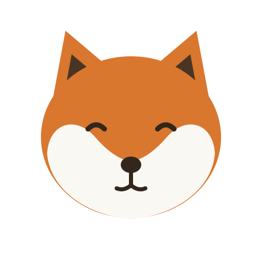 Foxy the fox, the cookbook's mascot